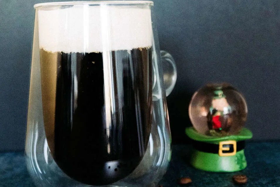 Vegan Irish Coffee with Bailey's Cream