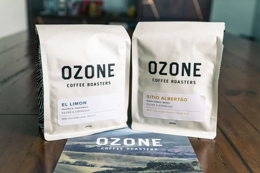 Two bags of Ozone Coffee, how many cups of coffee can you get out of these?