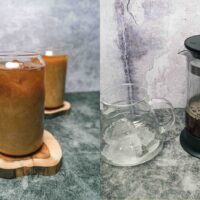French Press Japanese Iced Coffee